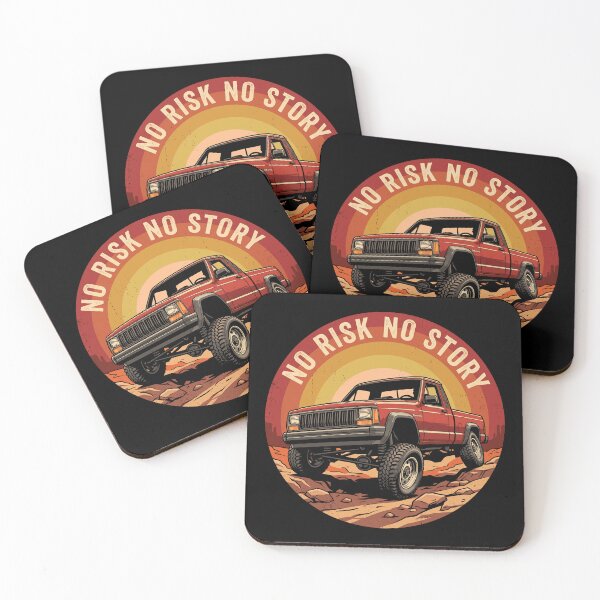 Item preview, No Risk No Story Red Comanche MJ Off-Road 4x4 Truck designed and sold by Off-Road-Zone.