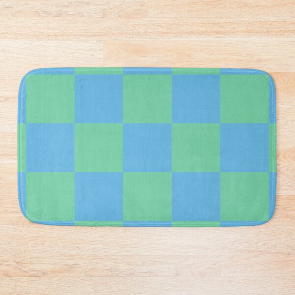 Item preview, Green and blue squares designed and sold by Boy and Belugee.