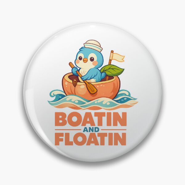Item preview, Boatin And Floatin - Bird and Peach  designed and sold by LuveraxArt.