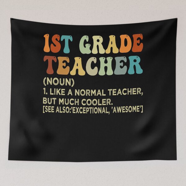 Item preview, 1st Grade Teacher Definition designed and sold by SiarheiYur.