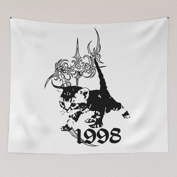 Item preview, Cyber cat art 1998 designed and sold by Tribalgothss.