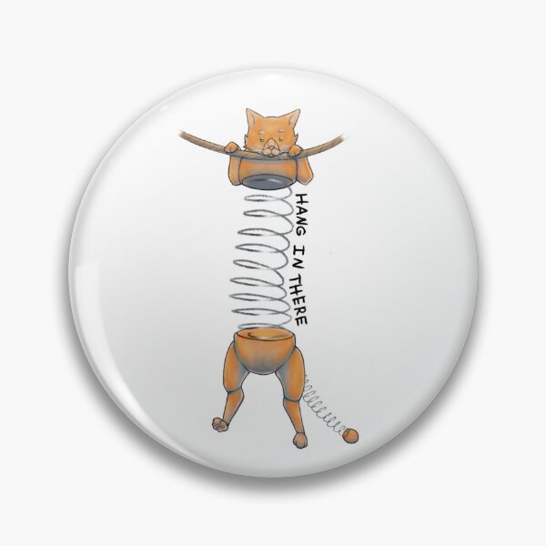 Item preview, Slinky Cat Hang In There designed and sold by Bootsin.