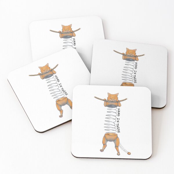 Item preview, Slinky Cat Hang In There designed and sold by Bootsin.