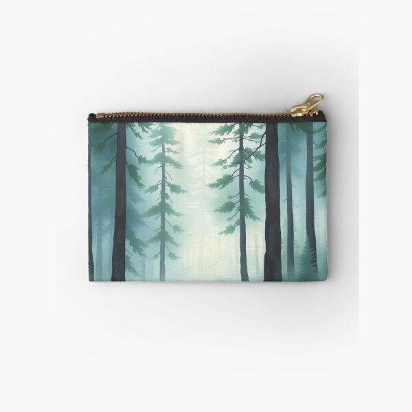 Item preview, Misty Enchanted Pine Forest | Foggy Woodland Landscape designed and sold by EllDAV777.