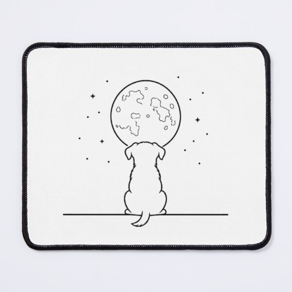 Item preview, dog and the moon designed and sold by Snurly.