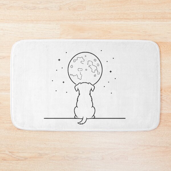 Item preview, dog and the moon designed and sold by Snurly.