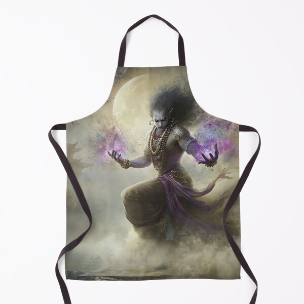 Item preview, Moon‑Veil Djinn of the Hidden Pagoda designed and sold by bloorose.