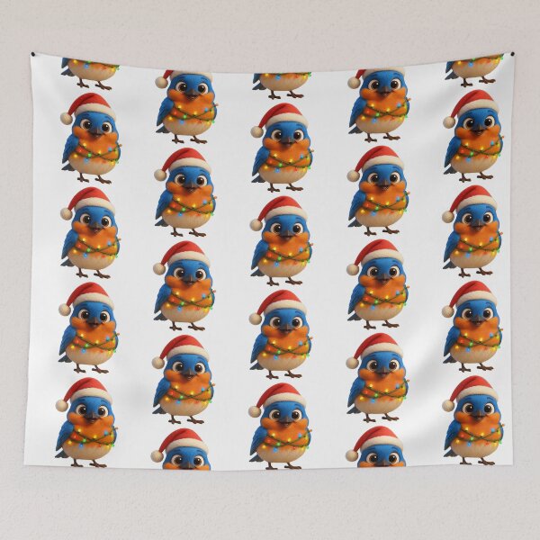 Item preview, Christmas Eastern Bluebird designed and sold by Sillytoe.