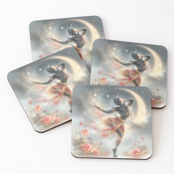 Item preview, Lotus‑Moon Dancer of the Luminous Tide designed and sold by bloorose.