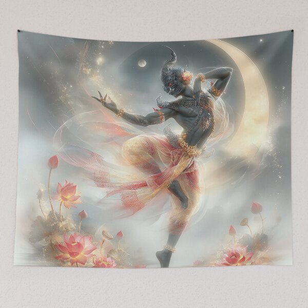 Item preview, Lotus‑Moon Dancer of the Luminous Tide designed and sold by bloorose.
