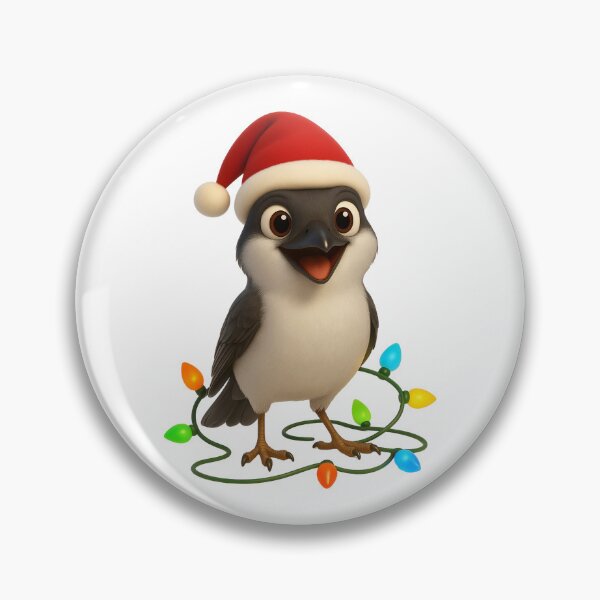 Item preview, Christmas Eastern Kingbird designed and sold by Sillytoe.