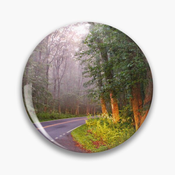 Item preview, Sunlit Forest Road at Dawn designed and sold by InezPhotography.