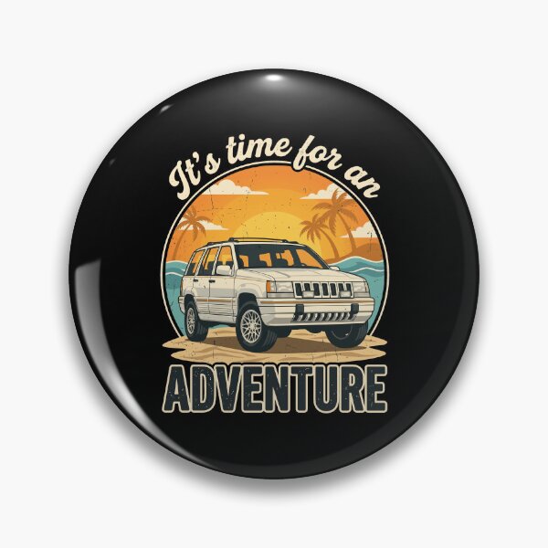 Item preview, Grand Cherokee ZJ White Retro Beach Adventure designed and sold by Off-Road-Zone.