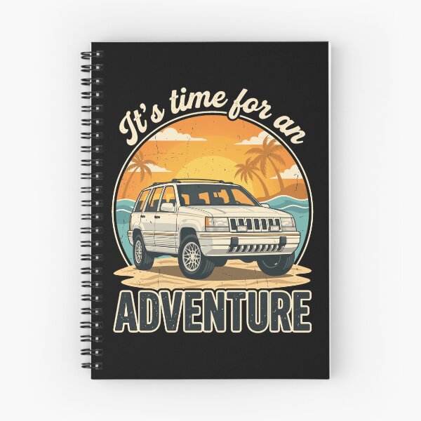 Item preview, Grand Cherokee ZJ White Retro Beach Adventure designed and sold by Off-Road-Zone.
