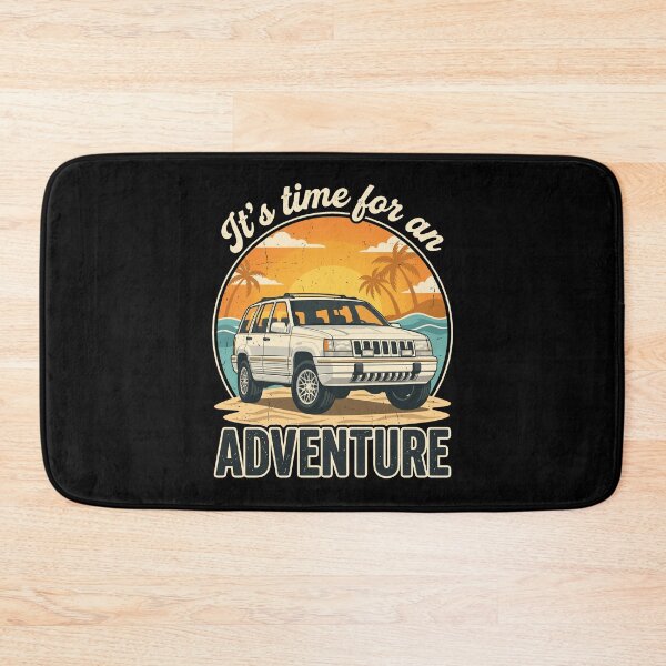 Item preview, Grand Cherokee ZJ White Retro Beach Adventure designed and sold by Off-Road-Zone.
