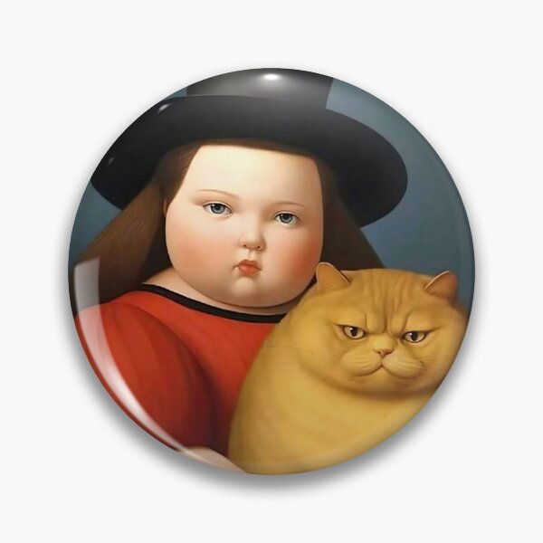 Item preview, Fat girl & cat designed and sold by shymuscat.