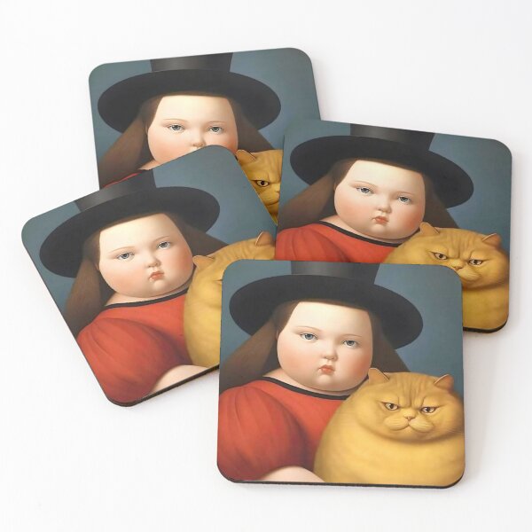 Item preview, Fat girl & cat designed and sold by shymuscat.