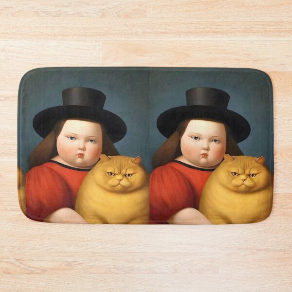 Item preview, Fat girl & cat designed and sold by shymuscat.