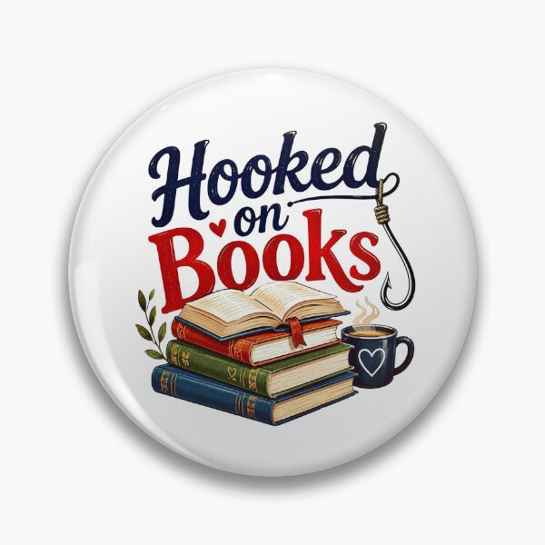 Item preview, Hooked on Books - Reading Lover designed and sold by Myra365Art.