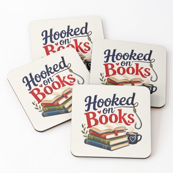 Item preview, Hooked on Books - Reading Lover designed and sold by Myra365Art.