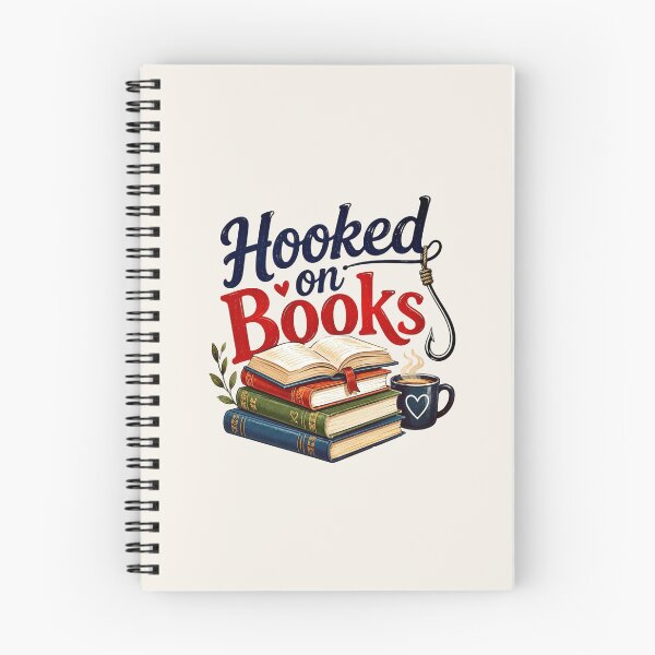 Item preview, Hooked on Books - Reading Lover designed and sold by Myra365Art.