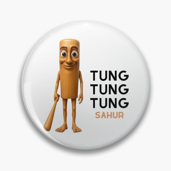 Item preview, Tung Tung Tung Sahur Funny Meme Character designed and sold by A touch of creativity.