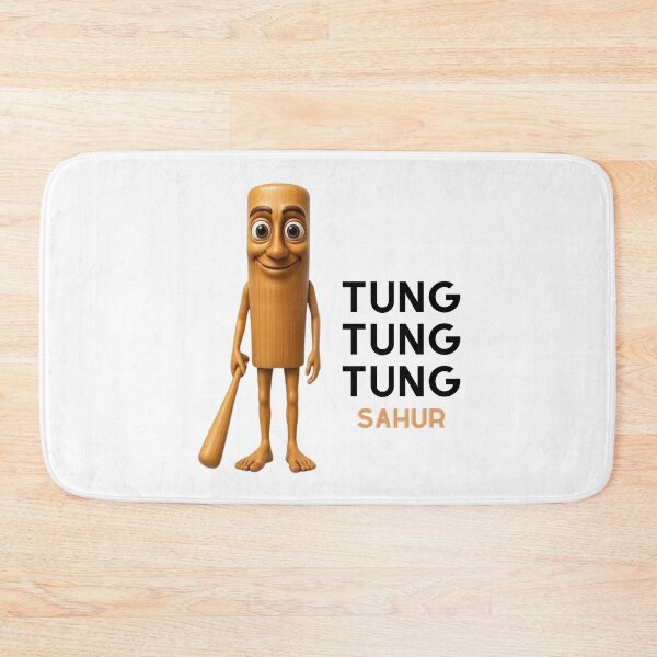 Item preview, Tung Tung Tung Sahur Funny Meme Character designed and sold by A touch of creativity.