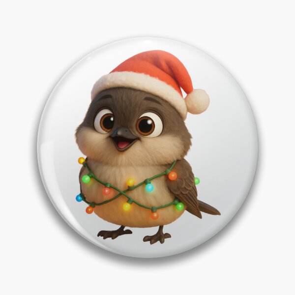 Item preview, Christmas Eastern Phoebe Flycatcher designed and sold by Sillytoe.