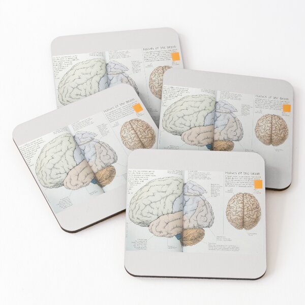 Item preview, brain medical drawing designed and sold by Cedartown.