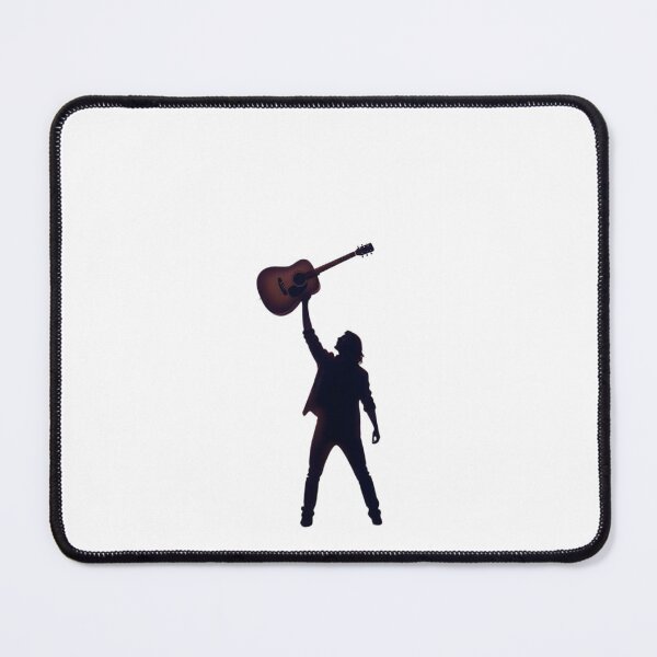 Item preview, Phoenix Guitarist Mountain Peak Silhouette Art designed and sold by Common-Standard.