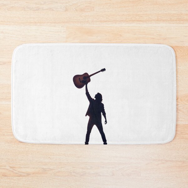Item preview, Phoenix Guitarist Mountain Peak Silhouette Art designed and sold by Common-Standard.