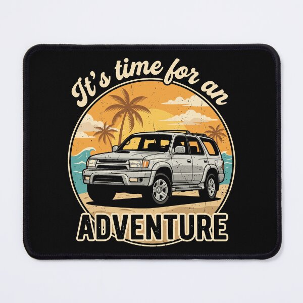 Item preview, 4Runner 3rd Gen Silver Retro Beach Adventure Graphic designed and sold by Off-Road-Zone.