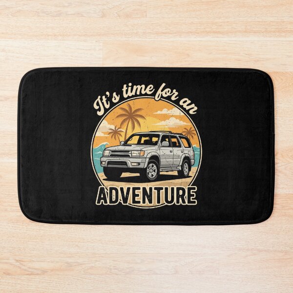 Item preview, 4Runner 3rd Gen Silver Retro Beach Adventure Graphic designed and sold by Off-Road-Zone.