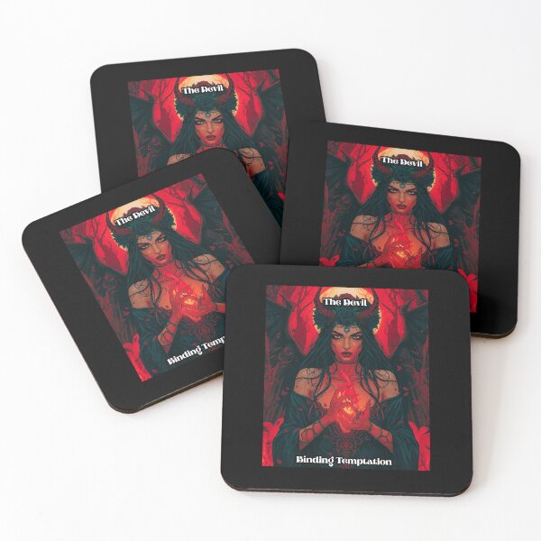 Item preview, The Devil - Tarot Card from Wildwood Green Witch Tarot Deck  designed and sold by Earth Nature Creations.