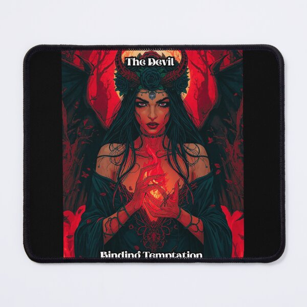 Item preview, The Devil - Tarot Card from Wildwood Green Witch Tarot Deck  designed and sold by Earth Nature Creations.