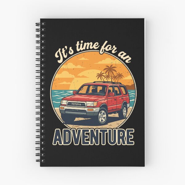 Item preview, 4Runner 3rd Gen Red Retro Beach Adventure Graphic designed and sold by Off-Road-Zone.