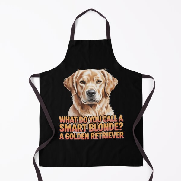 Item preview, What Do You Call A Smart Blonde? A Golden Retriever Design designed and sold by fantasticdesign.