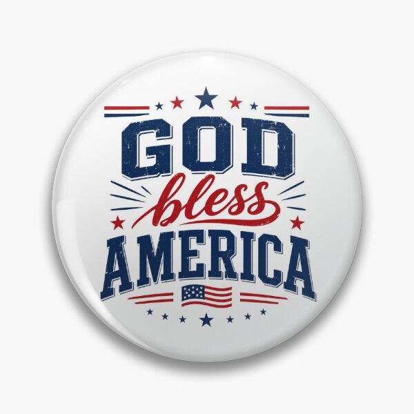 Item preview, God Bless America – Patriotic 4th of July USA Faith designed and sold by GibasVisuals.