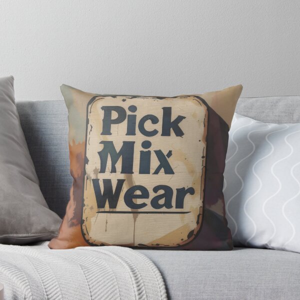 Item preview, veek2rize: rectangular sign with rounded corners - pick, mix, wear designed and sold by pixelbts.
