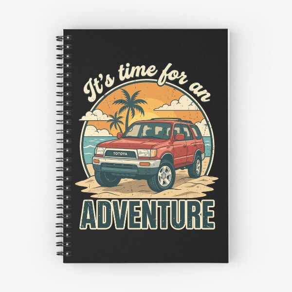 Item preview, 4Runner 3rd Gen Red Retro Beach Adventure designed and sold by Off-Road-Zone.