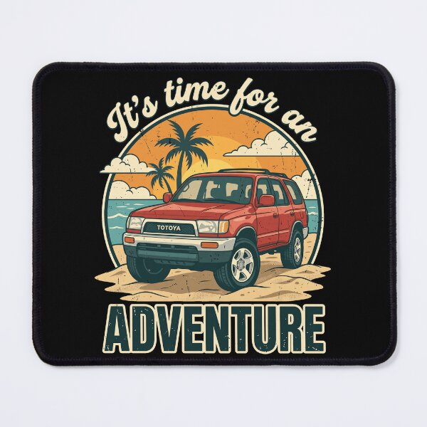 Item preview, 4Runner 3rd Gen Red Retro Beach Adventure designed and sold by Off-Road-Zone.