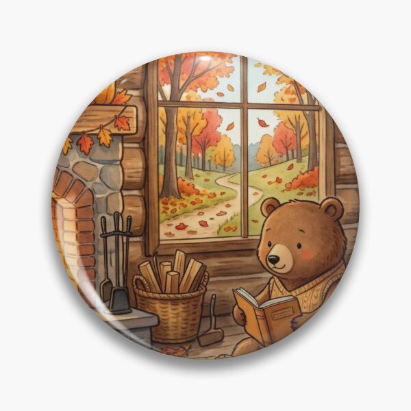 Item preview, Cabin Reading Evening designed and sold by Thalora Store.