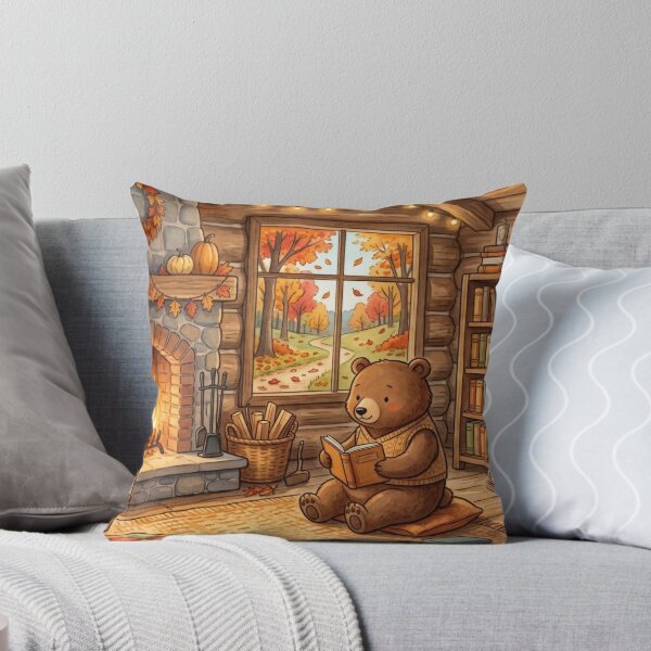 Item preview, Cabin Reading Evening designed and sold by Thalora Store.