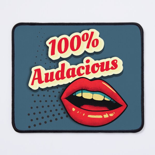 Item preview, 100% Audacious Pop Art Lips - Retro Comic Style designed and sold by pulse_retail.