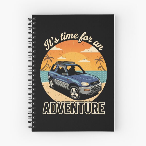 Item preview, RAV4 1st Gen Blue Retro Beach Adventure Graphic designed and sold by Off-Road-Zone.