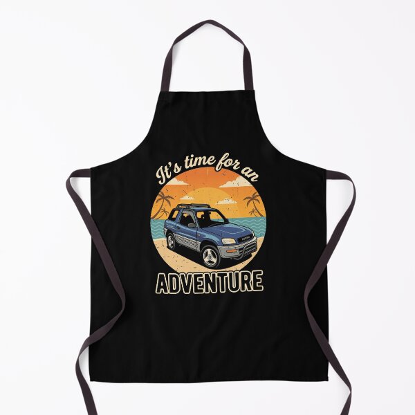 Item preview, RAV4 1st Gen Blue Retro Beach Adventure Graphic designed and sold by Off-Road-Zone.