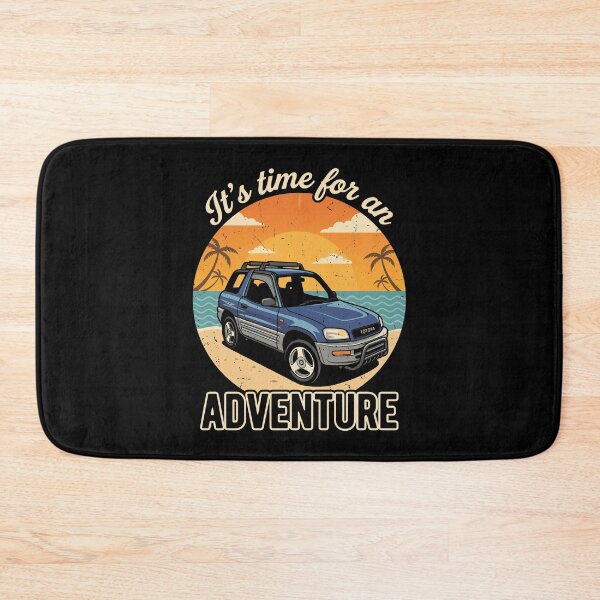Item preview, RAV4 1st Gen Blue Retro Beach Adventure Graphic designed and sold by Off-Road-Zone.