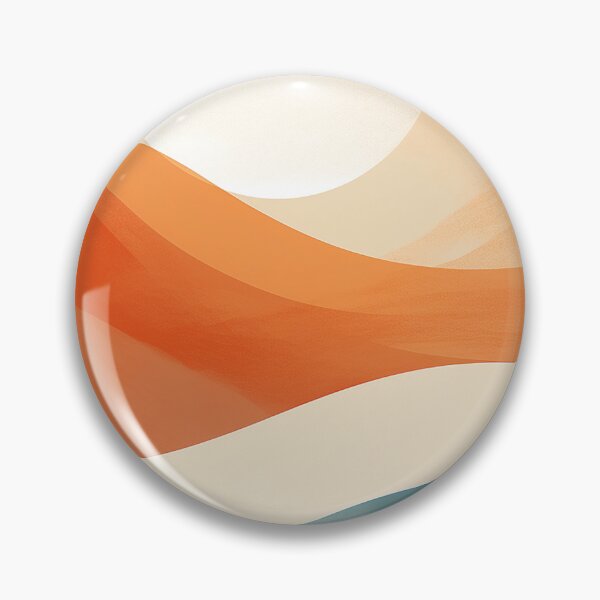 Item preview, Lunar Art - Aesthetic Modern Orange Blue designed and sold by better0ffread.