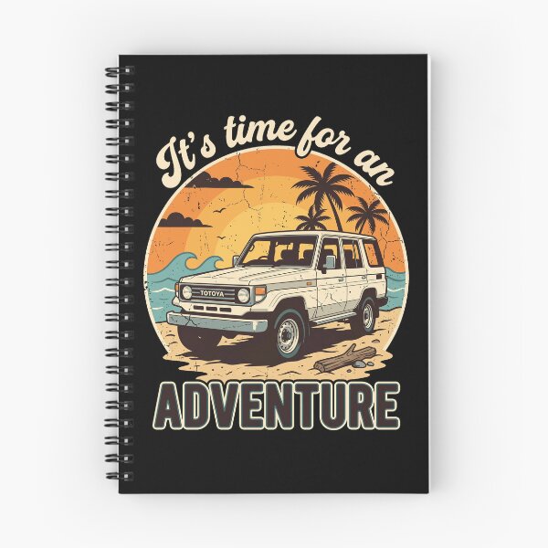 Item preview, Land Cruiser HZJ77 - Retro Sunset 4x4 Off-Road designed and sold by Off-Road-Zone.