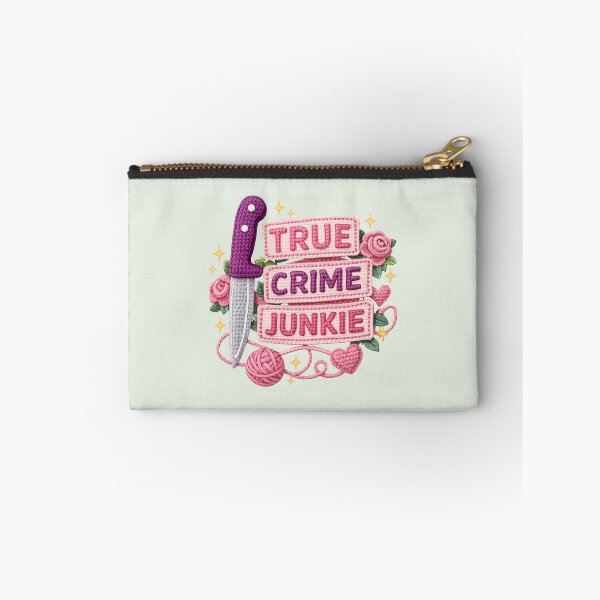 Item preview, True crime junkie crochet  designed and sold by FatBirdie.